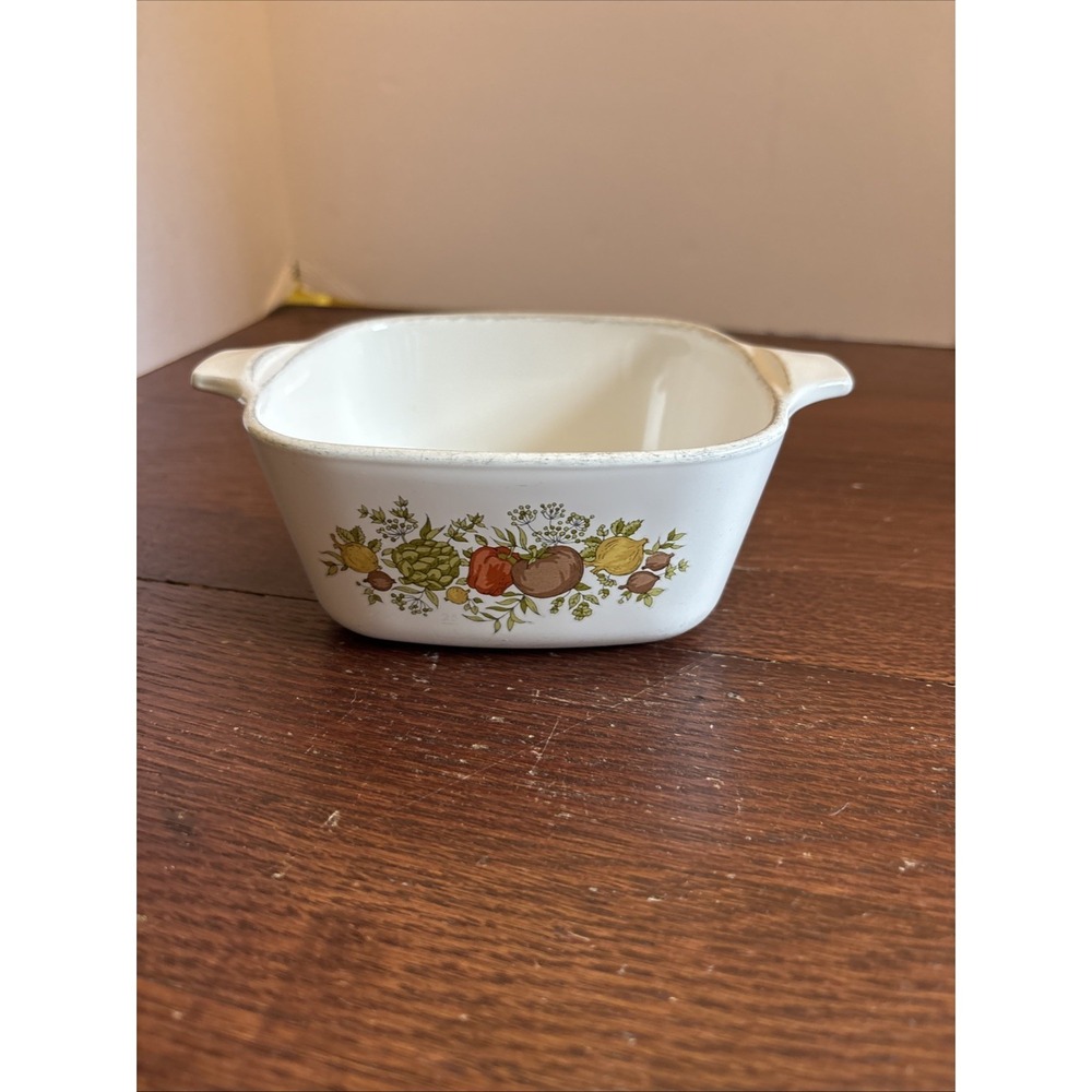 Vintage Corning Ware  Spice of Life P-43-B Casserole 2 3/4 Cup - Picture 2 of 9